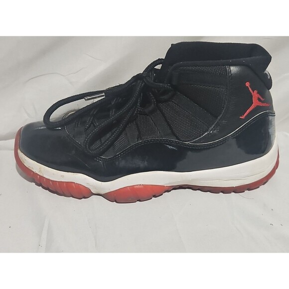 Nike Air Jordan 11 Retro Black/Varsity Red-White Sneaker - Men’s Size 9.5 main image 9